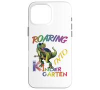Roaring into Kindergarten Dinosaur Kids Day Back to School Custodia per iPhone 16 Pro Max