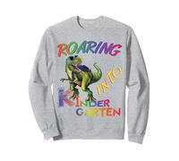 Roaring Into Kindergarten Dinosaur Kids Day Back to School Felpa