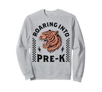 Roaring Into Pre-K Tiger I'm Ready for Pre K Boy Girl Divertente Felpa