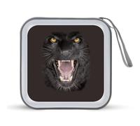 Roaring Panther - Custodia per CD con 40 scomparti per DVD, per auto, casa, viaggi