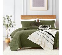 ROARINGWILD Set di biancheria da letto California Cal king size, con 2 federe, copriletto oversize leggero, per tutte le stagioni, 3 pezzi, 299,7 x 270 cm