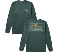 Roark - T-shirt Uomo in Cotone a maniche lunghe - Earth & Sea LS Slate Green per Uomo in Cotone - Taglia M - Verde