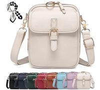 Roarrave Crossbody Leather Bag, Collaboraten1 Crossbody Leather Bag, Fashion, Leisure, Vintage Anti-Theft (White)
