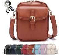 Roarrave Crossbody Leather Bag, Collaboraten1 Crossbody Leather Bag, Fashion, Leisure, Vintage Anti-Theft (Brown)