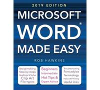 Rob Hawkins Microsoft Word Made Easy (2019 edition) (Tascabile) Made Easy