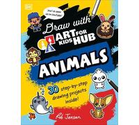 Rob Jensen Draw with Art for Kids Hub Animals (Tascabile)
