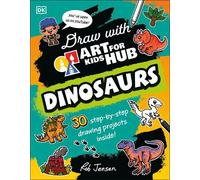 Rob Jensen Draw with Art for Kids Hub Dinosaurs (Tascabile)