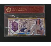 ROB LUCCI - CP0 - ONE PIECE - BANCONOTA DORATA DA COLLEZIONE - CON CERTIFICATO