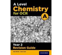 Rob Ritchie A Level Chemistry for OCR A Year 2 Revision Guide (Tascabile)