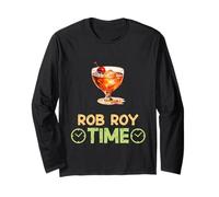 Rob Roy Time Rilassati e sorseggia Bevande Cocktail Maglia a Manica
