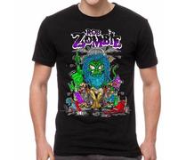 Rob Zombie Baphomet Censurato Pesante Industriale Metallo Musica Rock T Shirt