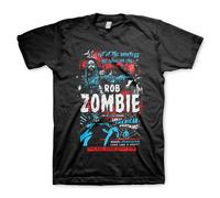 Rob Zombie Chiamata Logo Rigido Rock Metal Musica Fascia Gore Film Movie Camicia