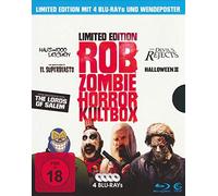 Rob Zombie Horror Kultbox (Limited Edition mit 4 Kult-Horror-Hits auf Blu-ray, Sammelschuber und Poster)