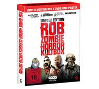Rob Zombie Horror Kultbox (Limited Edition mit 4 Kult-Horror-Hits auf DVD, Sammelschuber und Poster)