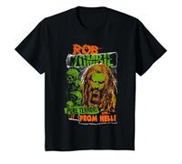 Rob Zombie Pure Terror Maglietta, Bambini, Nero, 12 Anni