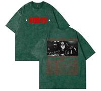 Rob49 Let Me Fly Tour 2025 Merch T-Shirt Cotone Wash Tee Unisex Manica Corta Casual Girocollo Tee, rosa, L