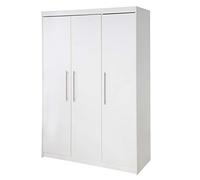 roba Armadio "Maren", 3 Ante, 190 x 131 x 52 cm, Legno, Bianco