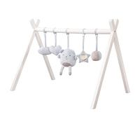 roba Baby Gym & Montessorie - Arco da Gioco per Bambini in Legno, Giocattolo con Ciondolo roba Style - Activity Center & Trapezio a Partire dai 3 Mesi - Azzurro