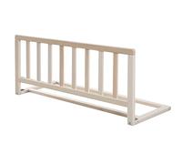 roba Barriera per Letto in Legno da 90 cm - Protezione Sicura Anticaduta per Neonati e Bambini - da 18 mesi - Installazione Semplice Senza Forature - Altezza 38 cm - Naturale