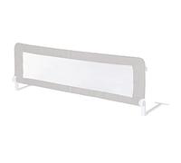 roba Barriera Protettiva Klipp-Klapp, Inclinabile e Anticaduta, Lunghezza 135 cm, Altezza 51 cm, Telaio in Metallo, Resistente, con Tela, Grigio