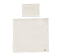 roba Biancheria da letto per bambini Seashells Oyster, 80 x 80 cm, 2 pezzi, in cotone biologico, certificato GOTS e Oeko-Tex 100, colore bianco