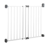 roba Cancelletto di Sicurezza per Porta "Easy Step", in Metallo, Extra Alto, Larghezza Variabile 60-97 cm, Bianco