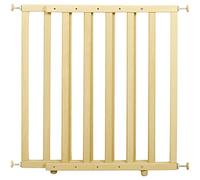 roba Cancelletto di Sicurezza per Porte e Scale - Larghezza 62-105 cm - Regolabile - Viti per Fissaggio Incluse - Legno Ecologico - Naturale
