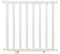 roba Cancelletto di Sicurezza per Porte e Scale - Larghezza 62-106 cm - Regolabile - Viti per Fissaggio Incluse - Legno Ecologico - Laccato Bianco