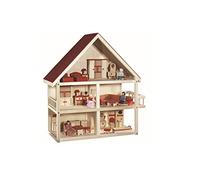 roba Casa delle Bambole, con Mobili e Bambole, Legno Naturale