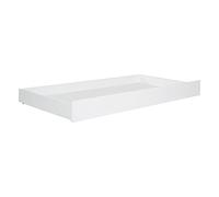 roba Cassetto Portaoggetti Universale, 70 x 140 cm, con 4 Ruote, da Mettere Sotto il Box, per Vestiti, Biancheria, Libri, Giocattoli, Legno Laccato Bianco