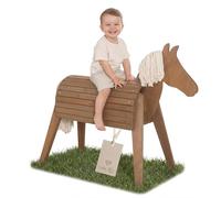 roba Cavallo da esterno in legno massello- Verniciato teak