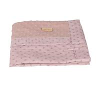 roba Coperta per Neonati e Bambini Lil Planet - Pois Terry - Cotone Biologico - Certificato GOTS - 80 x 80 cm - Idrorepellente - Traspirante e Lavabile - per Lettino, Culla e Carrozzina - Rosa