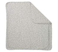 roba Coperta per Neonati e Bambini miffy® - Jersey di Cotone 100% Biologico - 80 x 80 cm - Traspirante e Lavabile - per Lettino, Culla e Carrozzina - Grigio