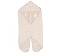 roba Coperta per neonato Frosty Almond - cotone biologico GOTS e certificato Oeko Tex Standard 100 - Coperta per seggiolino auto, ovetto o passeggino - Beige