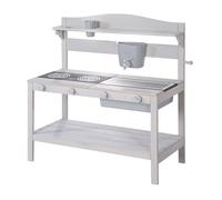 roba Cucina Giocattolo da Esterno - Giardino, Terrazza, Aria Aperta - con Accessori - Legno Certificato FSC - Robusta e Resistente alle Intemperie - Angoli Arrotondati - dai 18 Mesi - Grigio