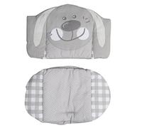 roba Cuscino Riduttore per Sedia "Sunny Day", 2 Pezzi, per Seggiolone, Grigio