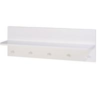 Roba Dreamworld 3 Mensola 5 Appendiabiti, Bianco