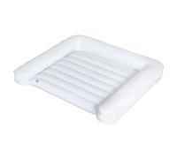 roba Fasciatoio Materassino Gonfiabile 85 x 75 cm - da Viaggio - Base Impermeabile e Facile da Pulire - Salvaspazio - Morbido - Bordi Rialzati - Resistente - Flessibile - Bianco