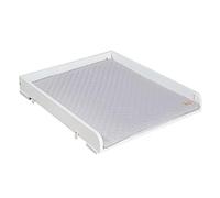 roba Fasciatoio Soft 'roba Style' grigio argento/bianco, inserto per lavatrice -