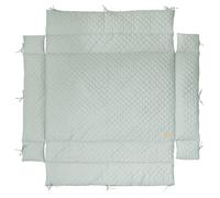 roba Inserto per Box “roba Style” per Box 75 x 100 - 100 x 100 cm - Inserto Trapuntato con Imbottitura Laterale - Frosty Green