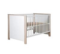 roba Lettino Combinato "Olaf", 70 x 140 cm, Regolabile in Altezza, 3 Barre di Scorrimento, Trasformabile, Bianco