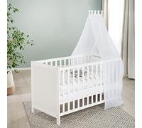 roba Letto Multifunzionale Sterne grau - con Disegno di Stelle - 60 x 120 cm - incl. Attrezzatura Completa - Bianco