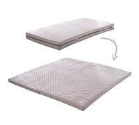 roba Materasso da Gioco roba Style - Pieghevole - per Giocare e Gattonare - 120 x 120 cm - Sfoderabile e Lavabile in Lavatrice - Microfibra - Trapuntato - Grigio