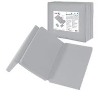 roba Materasso da Viaggio Style' 60 x 120 cm per Neonati e Bambini - Materasso Pieghevole per Letto da Viaggio e Lettino - Materasso Pieghevole con Borsa da Trasporto - Grigio Chiaro
