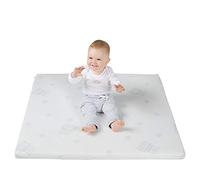 roba Materasso per Box safe asleep Air, Rettangolare, 75 x 100 cm, Rivestimento in Jacquard, Imbottito, Sfoderabile e Lavabile, con Zip, Bianco