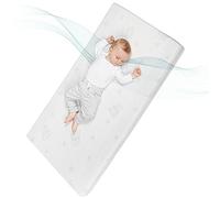 roba Materasso per Lettino safe asleep - Serie Air Balance Plus - 60 x 120 x 9 cm - con Zip - Sfoderabile e Lavabile - Trapuntato e Traspirante - Bianco