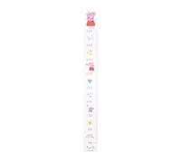 roba Metro Peppa Pig - da 70 cm a 150 cm - per Bambini - Misurare la Crescita - Decorativo - Regalo di Compleanno, Natale, Pasqua - Sicuro e Robusto - Legno Laccato Bianco e Rosa