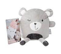 roba Peluche Sammy, Serie Lil Cuties, Orsacchiotto di Peluche, Morbido, Cotone Biologico e Sostenibile, Ideale come Regalo Nascita, Compleanno e Natale, Grigio