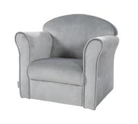 roba 450121GA - Poltrona per bambini"Lil Divano Grigio", imbottita con braccioli