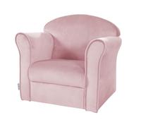 roba Poltrona per Bambini Lil Sofa - con Braccioli - Tessuto in Velluto - Morbido e Soffice - Arredamento per Bambini - per la Cameretta - dai 18 Mesi - Rosa